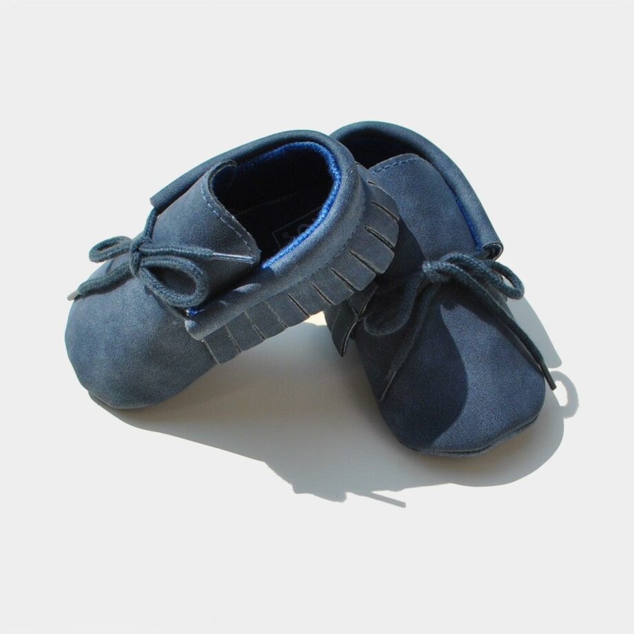 Moccasins Soft Sole Baby Dark Blue