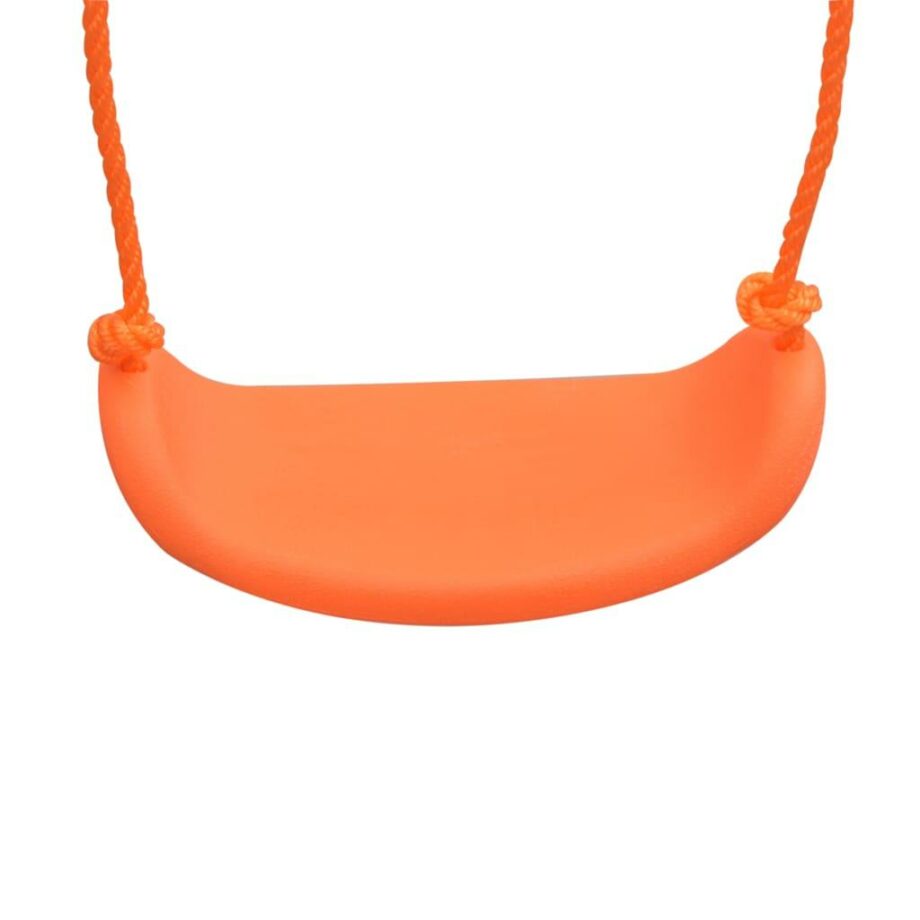 vidaXL 2-in-1 Single Swing and Toddler Swing Orange