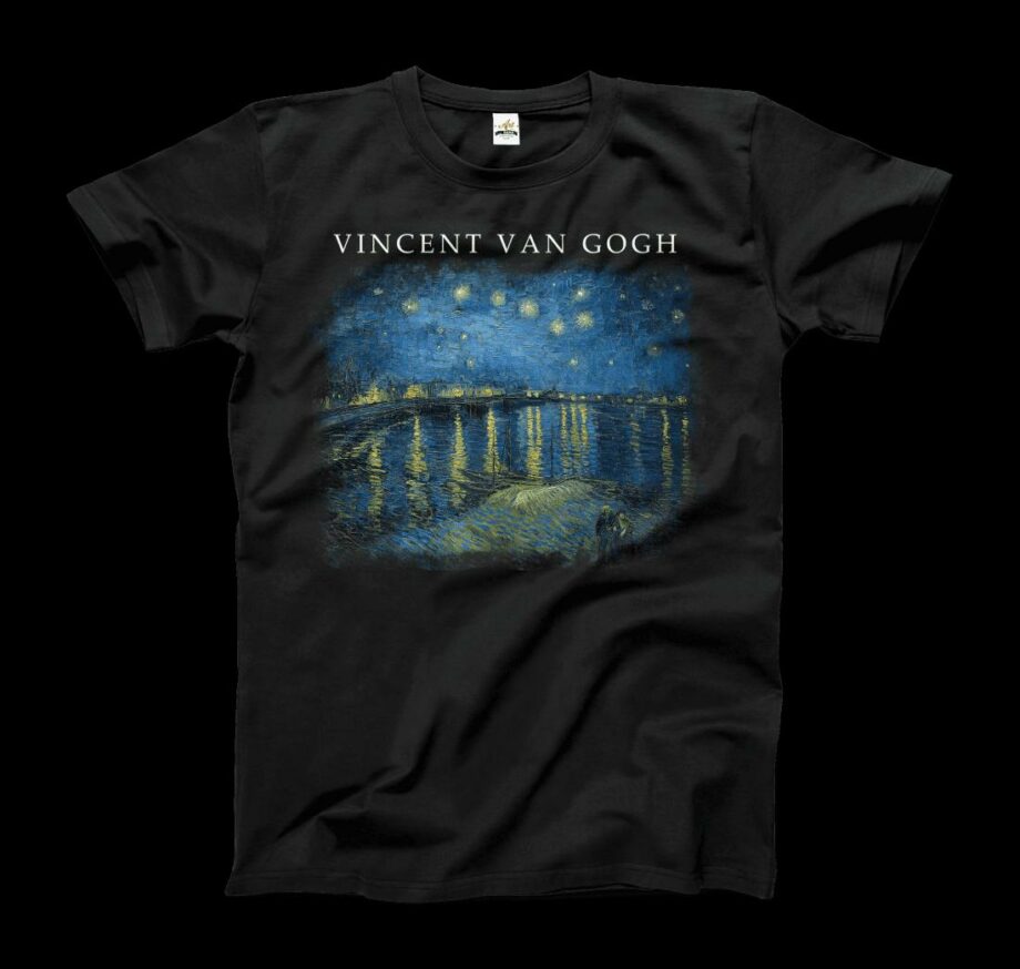 Van Gogh Starry Night Over the Rhone, 1888 Artwork T-Shirt