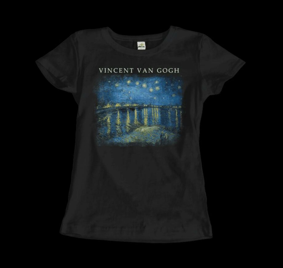 Van Gogh Starry Night Over the Rhone, 1888 Artwork T-Shirt