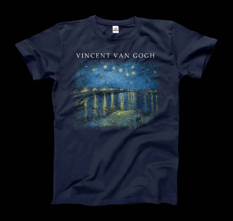 Van Gogh Starry Night Over the Rhone, 1888 Artwork T-Shirt