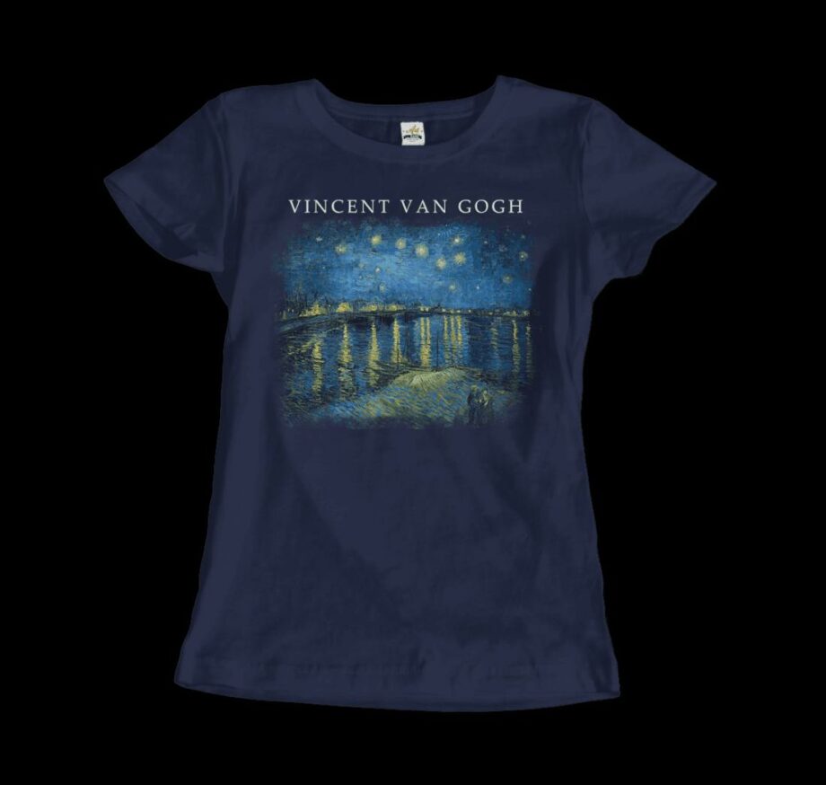 Van Gogh Starry Night Over the Rhone, 1888 Artwork T-Shirt