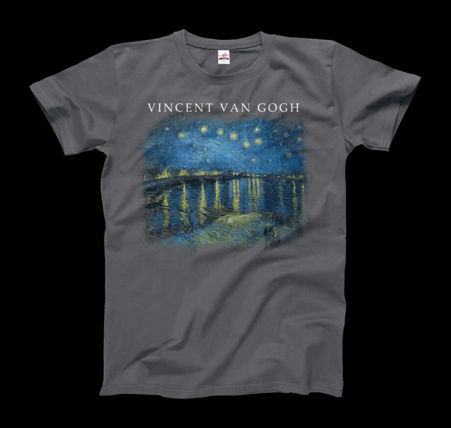 Van Gogh Starry Night Over the Rhone, 1888 Artwork T-Shirt