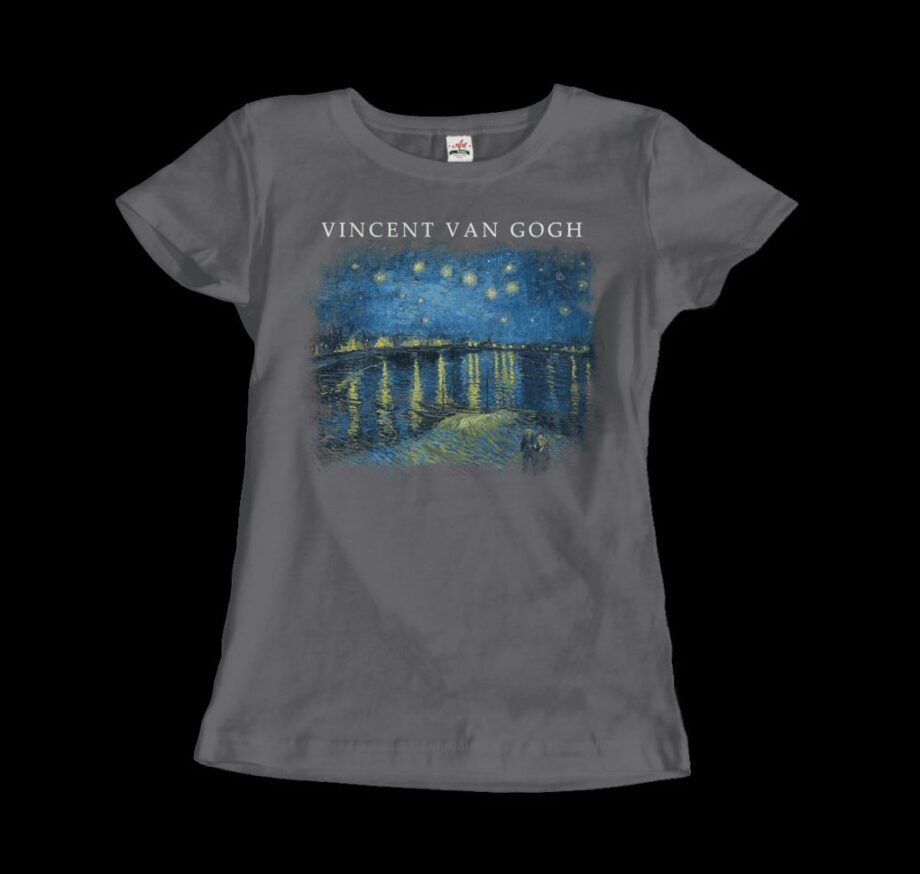 Van Gogh Starry Night Over the Rhone, 1888 Artwork T-Shirt