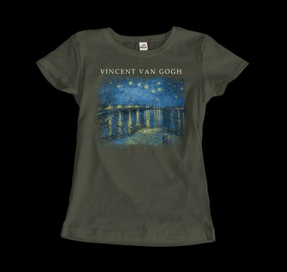 Van Gogh Starry Night Over the Rhone, 1888 Artwork T-Shirt