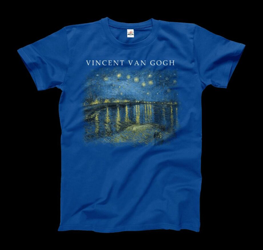 Van Gogh Starry Night Over the Rhone, 1888 Artwork T-Shirt