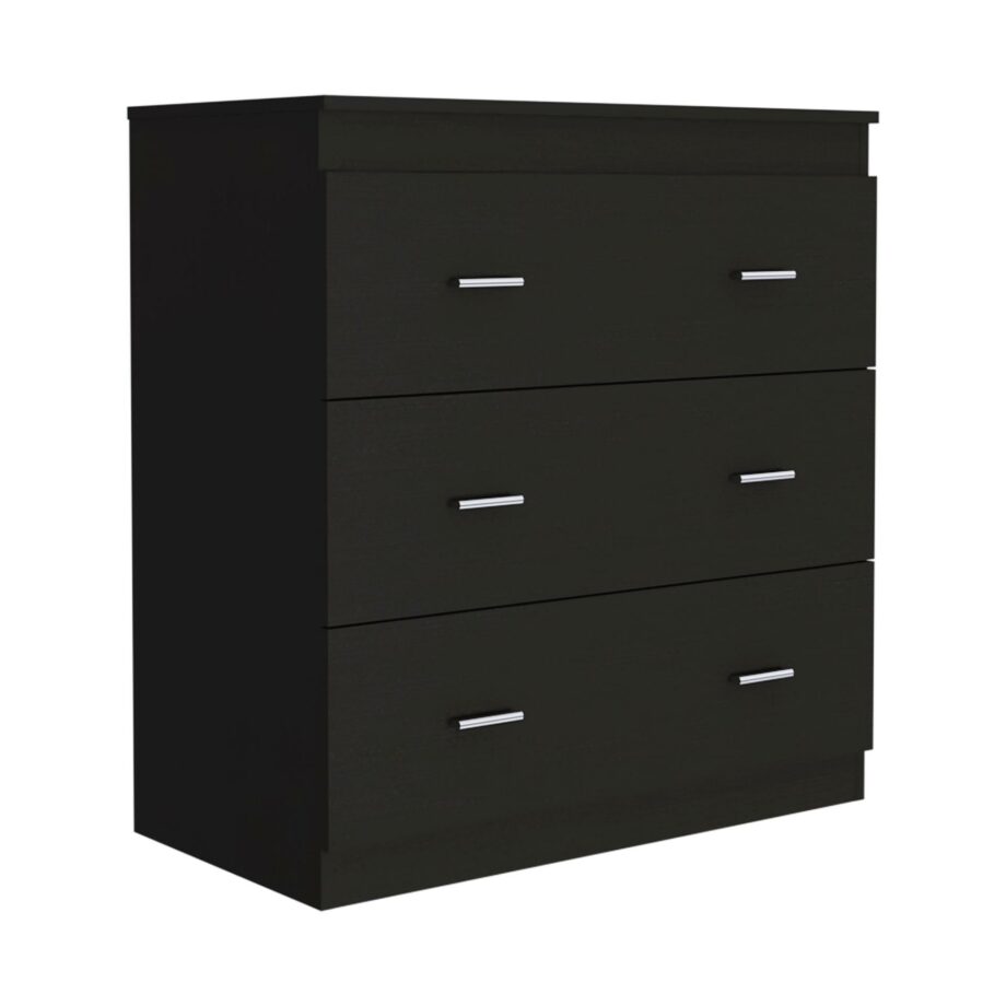 Topaz Three Drawer Dresser, Superior Top, Handles