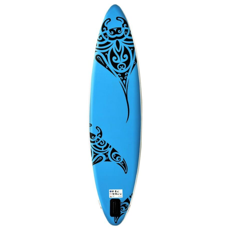 vidaXL Inflatable Stand Up Paddleboard Set 120.1"x29.9"x5.9" Blue