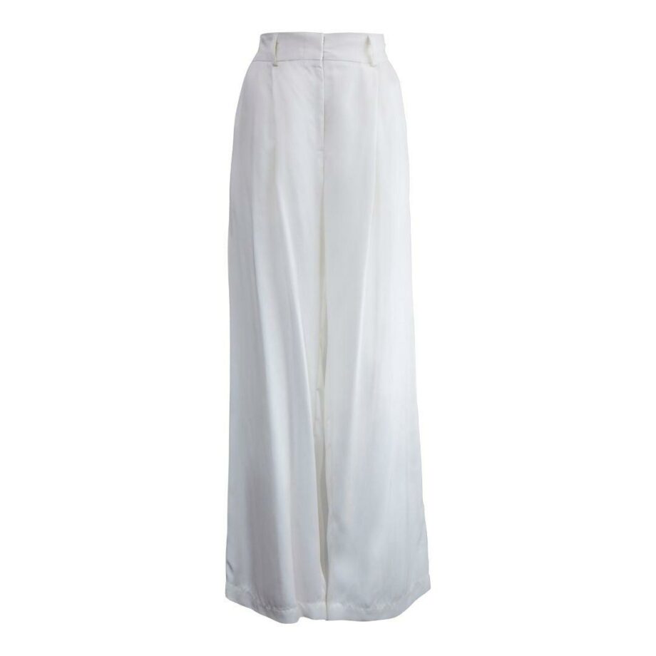 Remi White Wide-Leg Pants