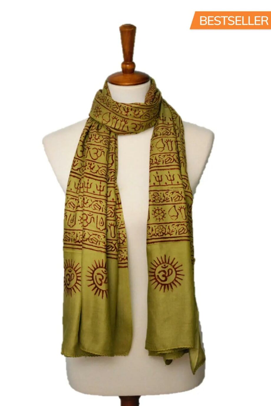 OM Yoga Meditation Mantra Prayer Shawl - Large